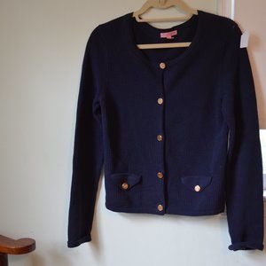 Lily Pulitzer Navy Blue Cardigan